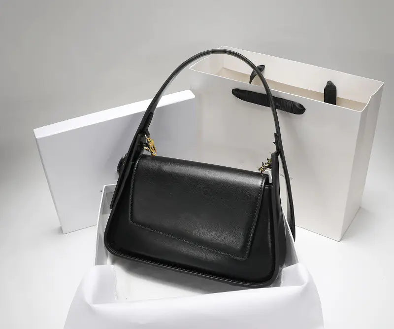 Bolsa retrô de couro