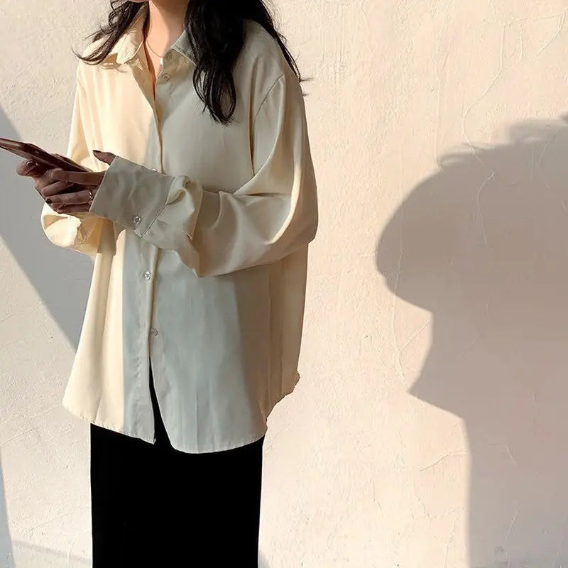 Breathable Chiffon Loose Fashion Shirt for Women