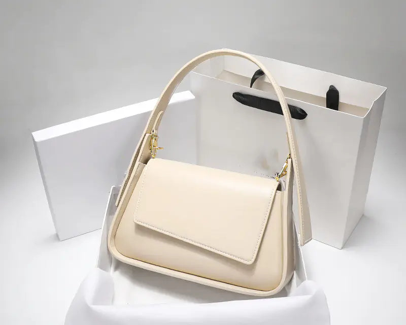 Bolsa retrô de couro