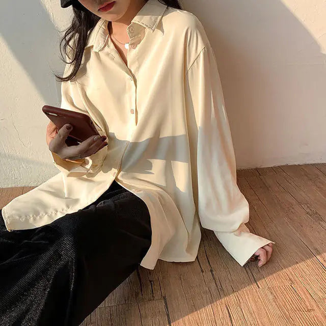 Breathable Chiffon Loose Fashion Shirt for Women