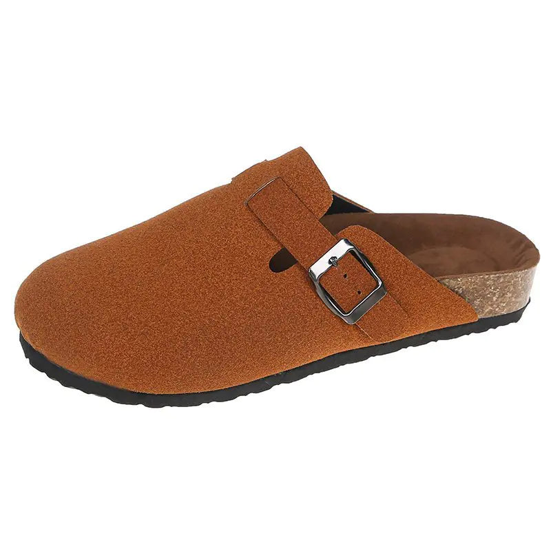 Baotou Cork Slippers for Women and Couples