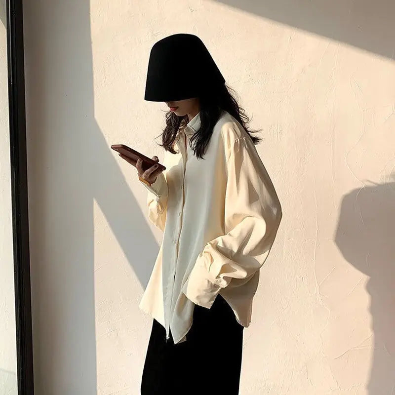 Breathable Chiffon Loose Fashion Shirt for Women