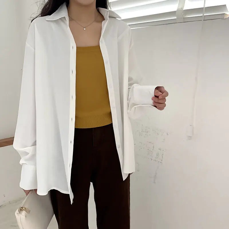 Breathable Chiffon Loose Fashion Shirt for Women